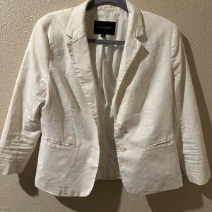 Banana Republic Women's White Blazer